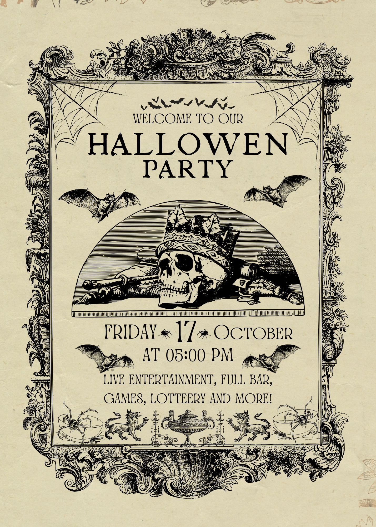 Annual Halloween Party 2025 Invitation